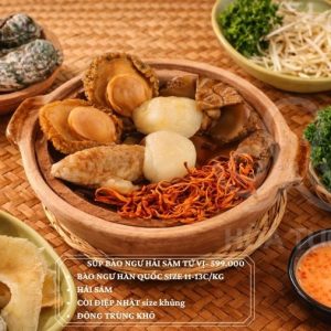 SOUP BÀO NGƯ HẢI SÂM TỨ VỊ