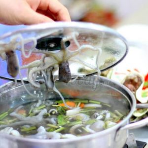 Combo lẩu 1kg bạch tuộc sống - Đặc Sản HÒA TUỘC ( khuyến mãi banh nốc)