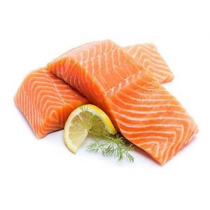 Cá hồi phi lê còn da (500gr)