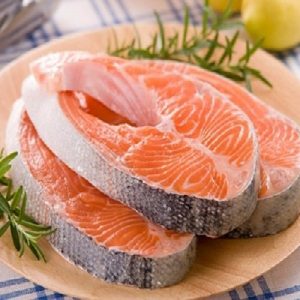 TOPPING LẨU- CÁ HỒI CẮT KHÚC ( ĐVT:100G)