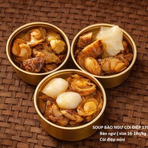 NEW- SOUP BÀO NGƯ  CÒI ĐIỆP