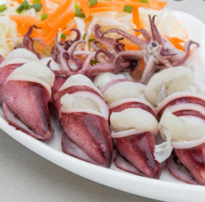 MỰC TRỨNG HẤP HÀNH GỪNG (300G/PHẦN)