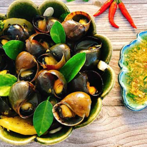 ỐC BƯU HẤP TIÊU/NƯỚNG TIÊU/HẤP XÃ (PHẦN)