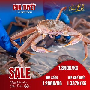 CUA TUYẾT (1-1,4KG/CON)